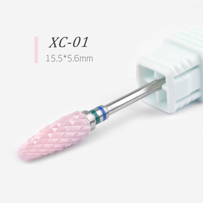 Pink Ceramic Milling Cutters F - Nail Drill Machine ulasan dan harga