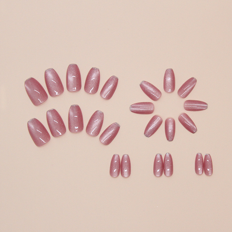 Medium fake nails for women gi - Nail Art Pink ulasan dan harga