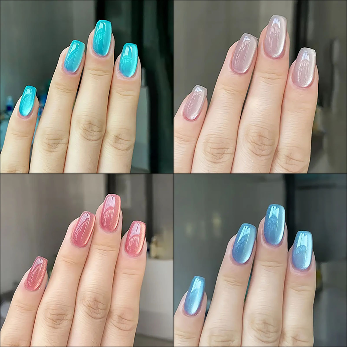 24pcs/30pcs short square balle - Nail Art Pink ulasan dan harga