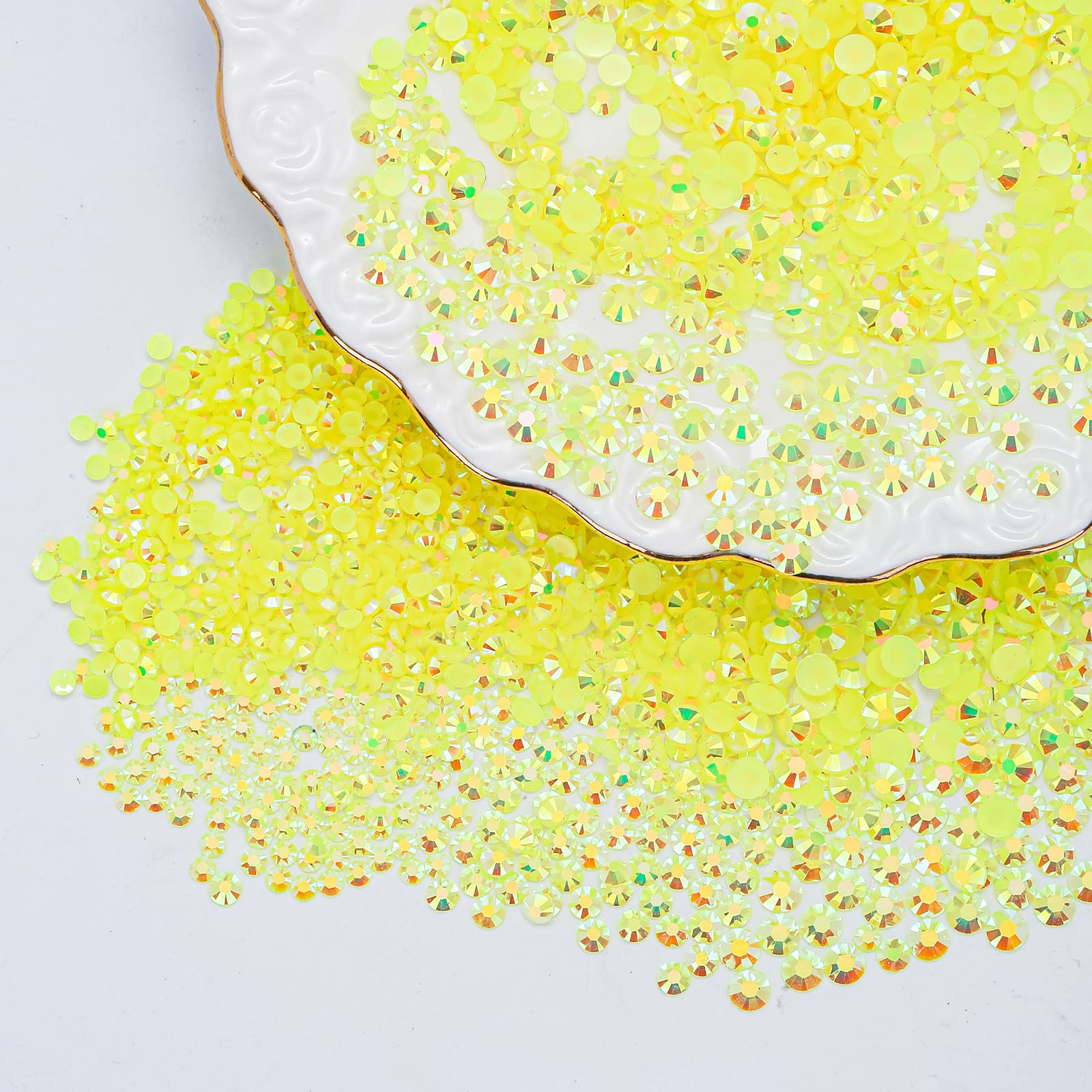 Yellow Orange Series 2-5mm Who - Nail Art Orange ulasan dan harga