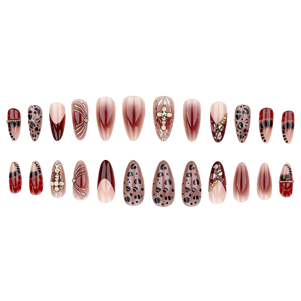 Medium fake nails for women gr - Nail Art Press On ulasan dan harga