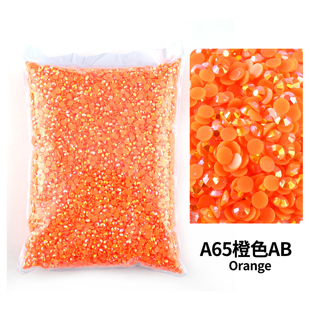 Orange AB Wholesale Bulk Resin - Nail Art Orange ulasan dan harga