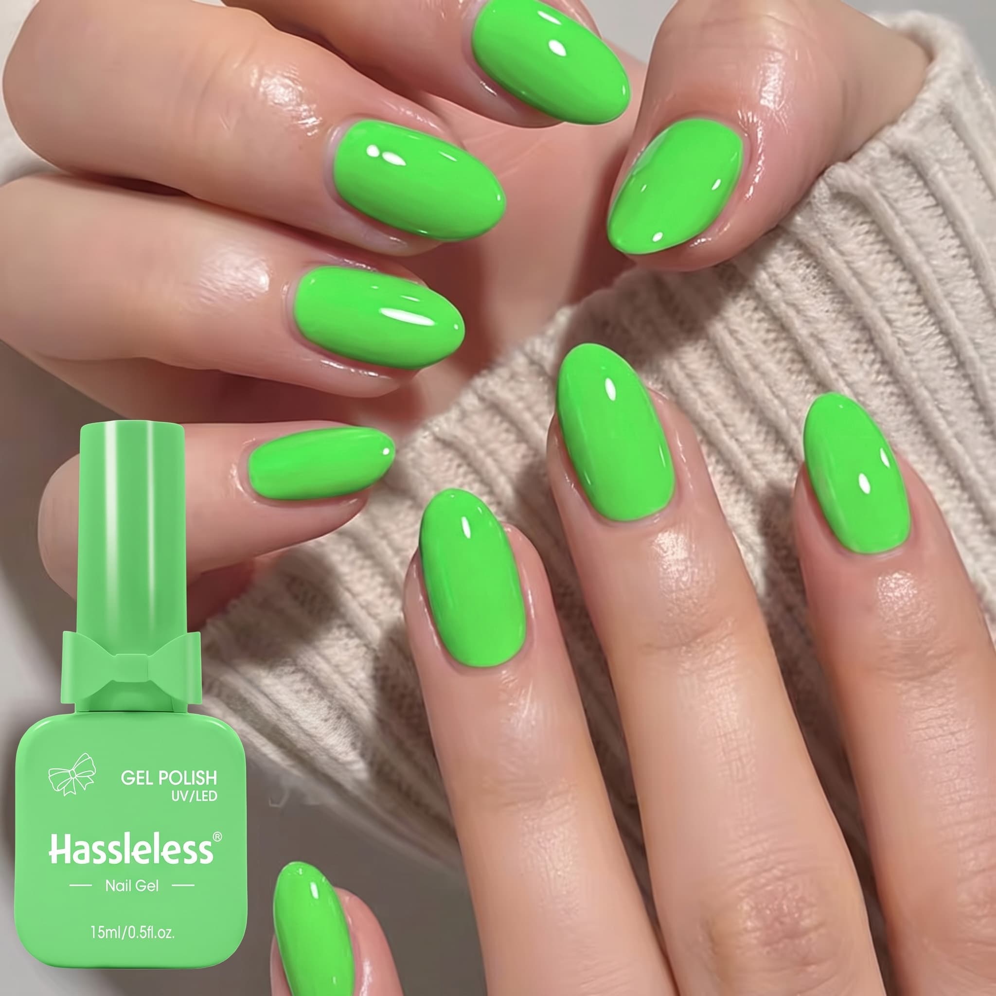 Hassleless 3-Piece Gel Nail Po - Nail Art Orange ulasan dan harga